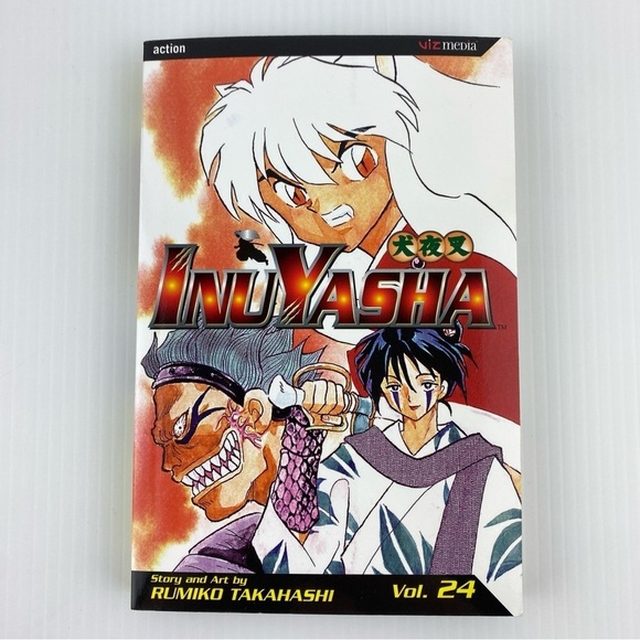 InuYasha Manga Vol 24 Action Edition 2005 English Paperback - Picture 1 of 12